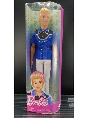 Barbie Fashionistas Ken Doll 226 Western Shirt & White Pants